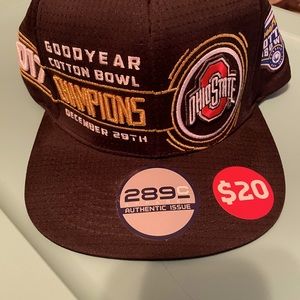 OHIO STATE official Locker Room Cotton Bowl Ohio State champion hat 2017 NWT